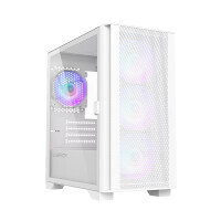 MONTECH Air 100 ARGB, Mini Tower, PC, Weiß, micro...