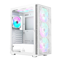 MONTECH X3 Mesh Midi-Tower RGB Tempered Glass - weiß