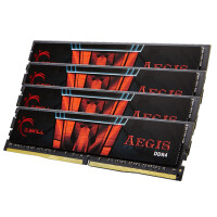 G.Skill 64GB DDR4-2400, 64 GB, 4 x 16 GB, DDR4, 2400 MHz,...