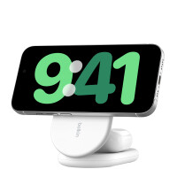 Belkin Boostcharge Qi2 15w Mag 2in1 Stand WH