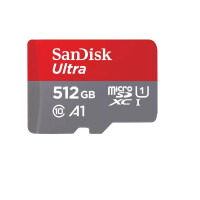 SanDisk SDSQUAC-512G-GN6FA, 512 GB, MicroSDXC, Klasse 10,...