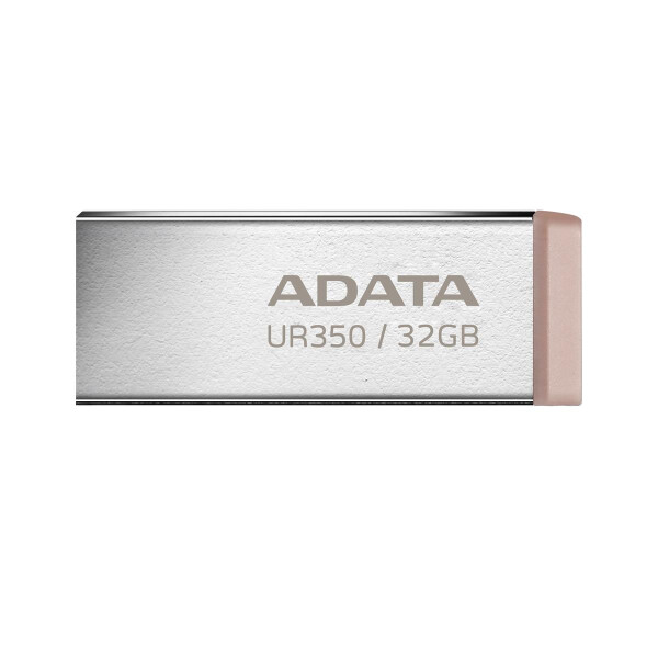 ADATA UR350, 32 GB, USB Typ-A, 3.2 Gen 1 (3.1 Gen 1), 100 MB/s, Ohne Deckel, Braun