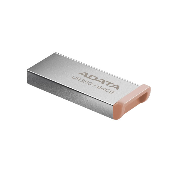 ADATA UR350, 64 GB, USB Typ-A, 3.2 Gen 1 (3.1 Gen 1), 100 MB/s, Ohne Deckel, Braun