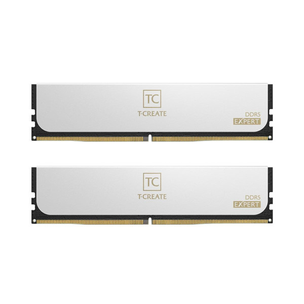 Team Group T-CREATE EXPERT CTCWD564G6400HC34BDC01, 64 GB, 2 x 32 GB, DDR5, 6400 MHz, 288-pin DIMM, Weiß