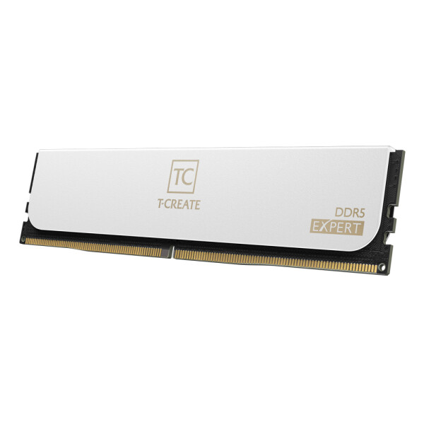 Team Group T-CREATE EXPERT CTCWD564G6400HC34BDC01, 64 GB, 2 x 32 GB, DDR5, 6400 MHz, 288-pin DIMM, Weiß