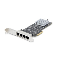 StarTech.com 4-Port 2.5 Gbit PCIe Netzwerkkarte, Intel...