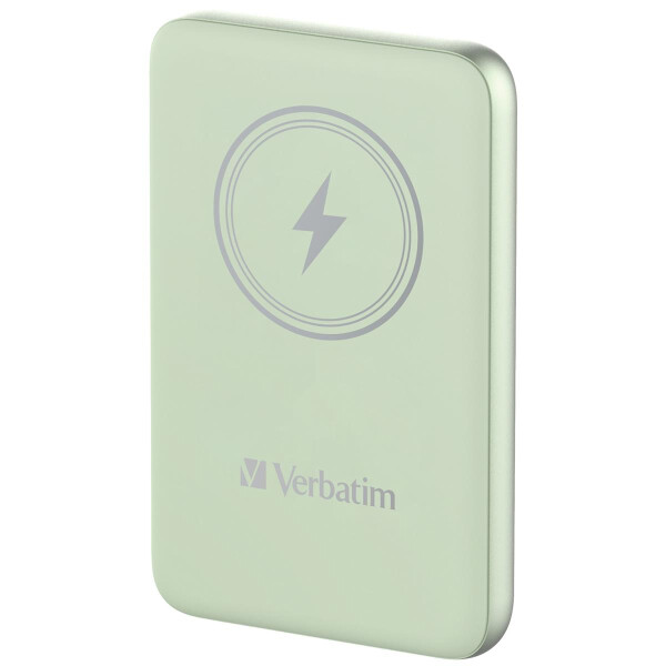 Verbatim Charge n Go, 10000 mAh, Lithium Polymer (LiPo), Quick Charge 3.0, Kabelloses Aufladen, Grün