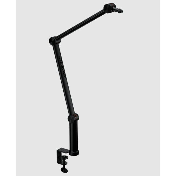 Cougar Gaming CGR-MA-SB-01, Montagesatz, Microphone with 3/8’ or 5/8’ Screw Mount, Schwarz, 3/8 & 5/8, Aluminium, 6 cm