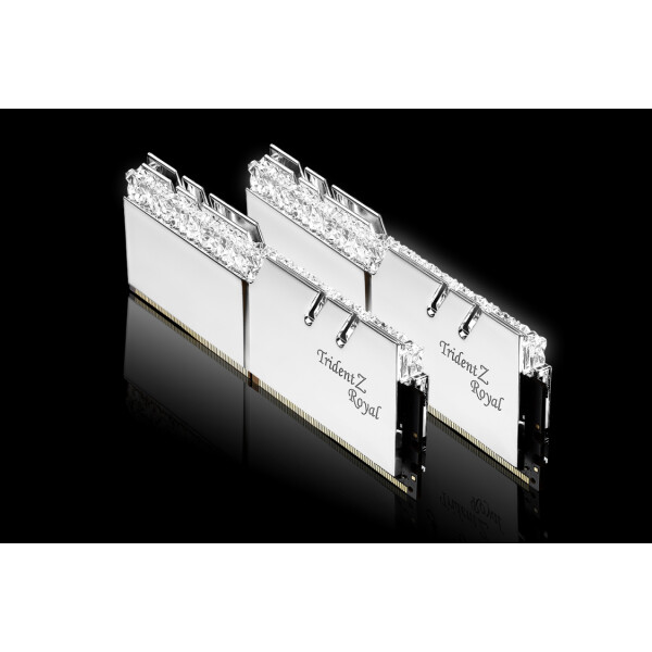 G.Skill Trident Z Royal F4-3600C18D-16GTRS, 16 GB, 2 x 8 GB, DDR4, 3600 MHz, 288-pin DIMM
