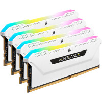 Corsair Vengeance CMH32GX4M4D3600C18W, 32 GB, 4 x 8 GB, DDR4, 3600 MHz, 288-pin DIMM