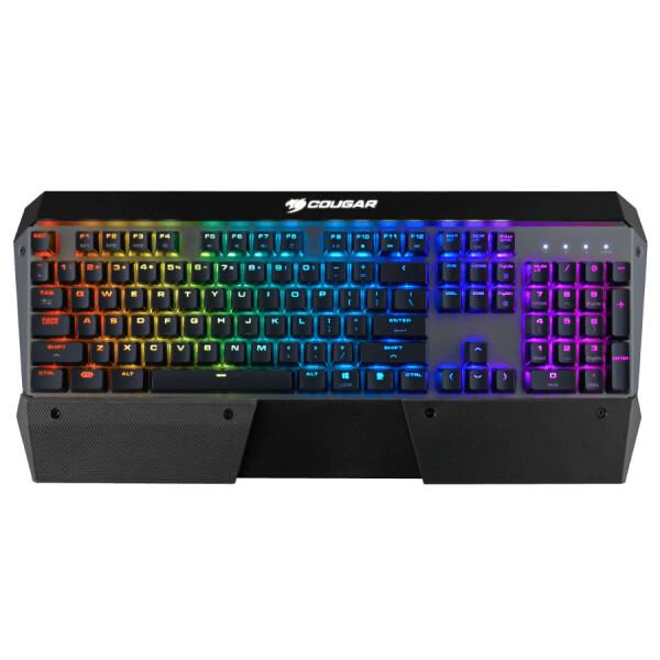 Compucase COUGAR Gaming AttackX3 RGB, Volle Größe (100%), Kabelgebunden, USB, Mechanischer Switch, RGB-LED, Schwarz