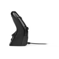 Bakker DXT 3, Beidhändig, Optisch, RF Wireless, 2400 DPI, Schwarz