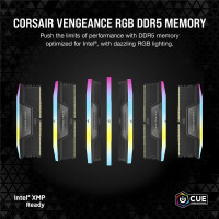 Corsair Vengeance RGB CMH32GX5M2B6000C36, 32 GB, 2 x 16...