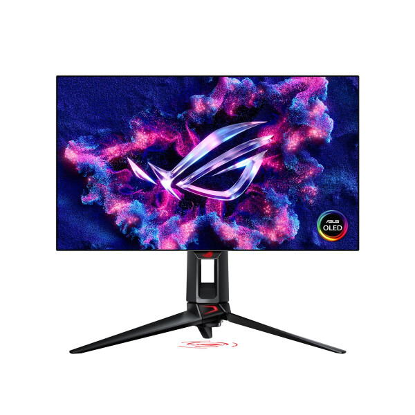 ASUS ROG Swift OLED PG27AQDP, 67,3 cm (26.5"), 2560 x 1440 Pixel, Quad HD, OLED, 0,03 ms, Schwarz