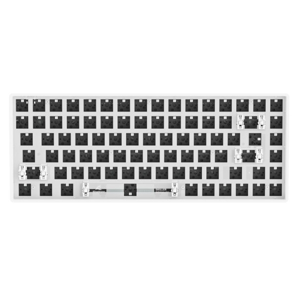 Sharkoon SKILLER SGK50 S3, 75%, Kabelgebunden, USB, RGB-LED, Weiß