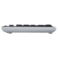 Logitech Wireless Keyboard K270, Volle Größe (100%), Kabellos, RF Wireless, QWERTZ, Schwarz