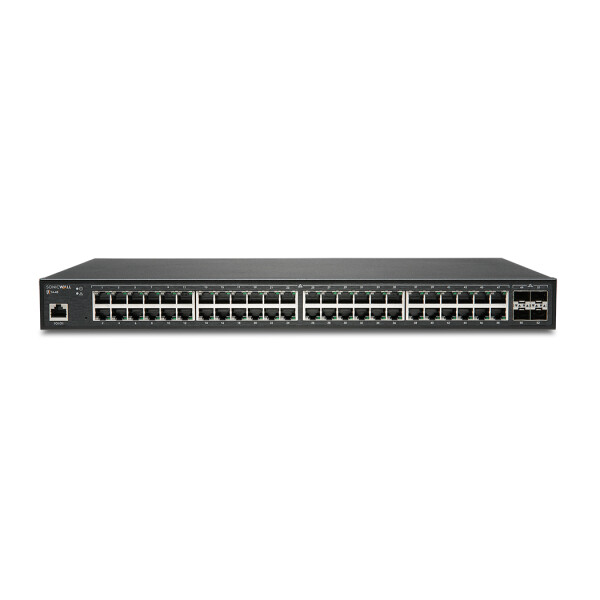 SonicWALL SWS14-48, Managed, L2, Gigabit Ethernet (10/100/1000), Rack-Einbau, 1U