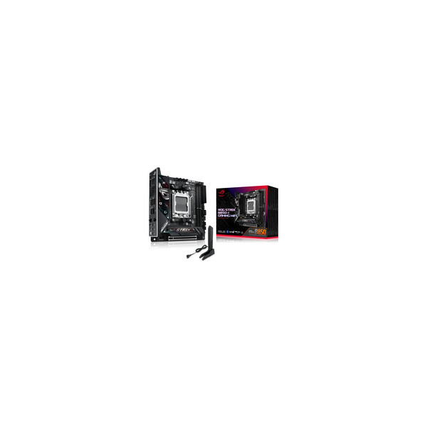 ASUS ROG STRIX B850-I GAMING WIFI, AMD, Sockel AM5, AMD Ryzen 7000 Series, AMD Ryzen 8000 Series, AMD Ryzen 9000 Series, Sockel AM5, DDR5-SDRAM, 96 GB - Mainboard - AMD Sockel AM5 (Ryzen Zen4)