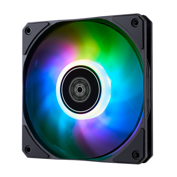 SilverStone Air Slimmer 120, Luftkühlung, 12 cm, 63,67 cfm, Schwarz, Transparent