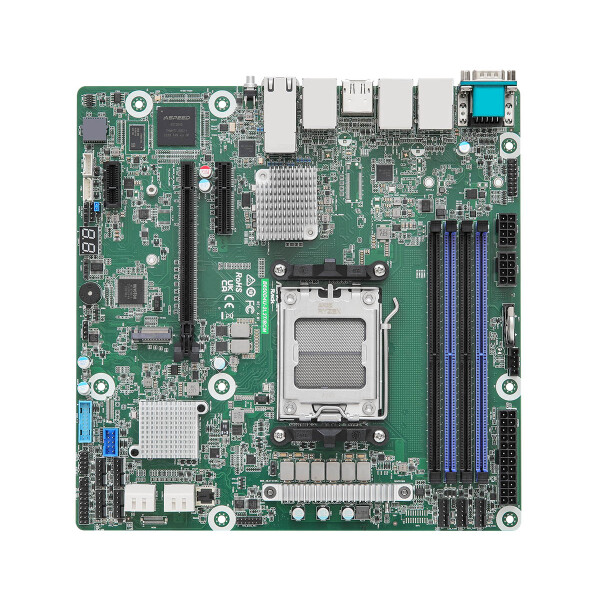 ASRock B650D4U-2L2T/BCM, AMD, Sockel AM5, AMD Ryzen™ 3, AMD Ryzen™ 5, DDR5-SDRAM, 32 GB, DIMM
