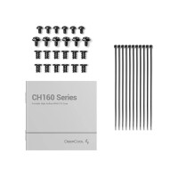 Deepcool CH160, Small Form Factor (SFF), PC, Schwarz,...