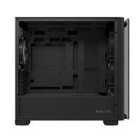 ASUS A23 PLUS TG ARGB BLACK, PC, Schwarz, micro ATX, Mini-ITX, Multi, 16,5 cm, 38 cm