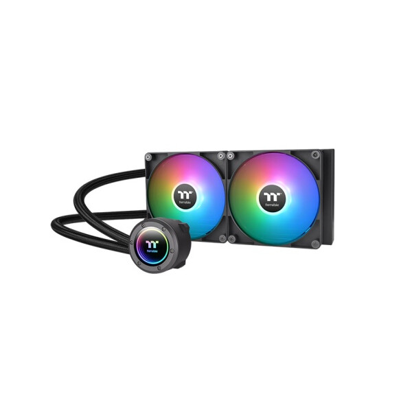 Thermaltake TH280 V2 ARGB Sync, All-in-One-Flüssigkeitskühler, 14 cm, 500 RPM, 1800 RPM, 34,7 dB, 84,32 cfm