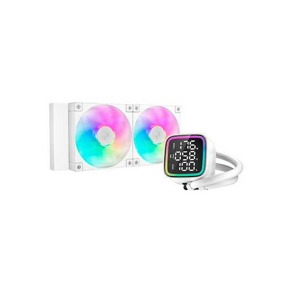 Deepcool LD240, All-in-One-Flüssigkeitskühler, 12 cm, 72,04 cfm, Weiß