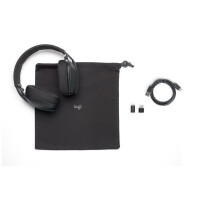 Logitech Zone Vibe, Kabellos, Anrufe/Musik, 185 g, Kopfhörer, Graphit