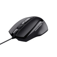 Trust Voca, rechts, Optisch, USB Typ-A, 2400 DPI, Schwarz