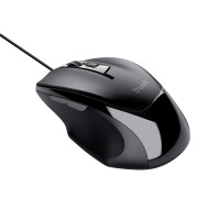 Trust Voca, rechts, Optisch, USB Typ-A, 2400 DPI, Schwarz