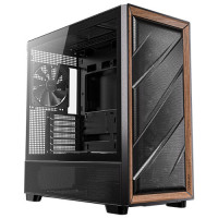 Antec 0-761345-10133-2, Midi Tower, PC, Schwarz, Holz,...