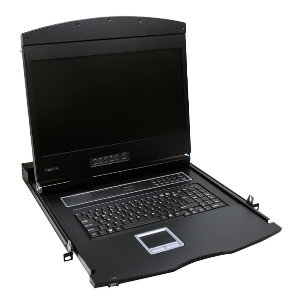 LogiLink LC902GE, 47 cm (18.5"), 1366 x 768 Pixel, LED, 250 cd/m², 1000:1, 41 cm