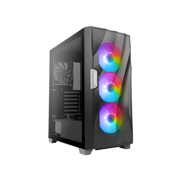 Antec DF700 Flux, Midi Tower, PC, Schwarz, ATX, micro ATX, Mini-ITX, Kunststoff, Stahl, Gaming