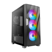Antec DF700 Flux, Midi Tower, PC, Schwarz, ATX, micro ATX, Mini-ITX, Kunststoff, Stahl, Gaming