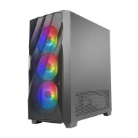 Antec DF700 Flux, Midi Tower, PC, Schwarz, ATX, micro ATX, Mini-ITX, Kunststoff, Stahl, Gaming