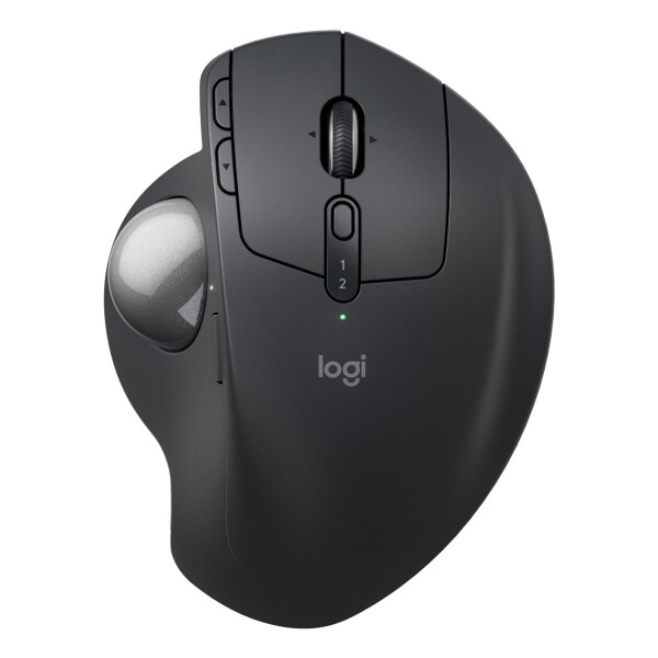 Logitech MX Ergo S, rechts, Vertikale Ausführung, Optisch, RF Wireless + Bluetooth, 2048 DPI