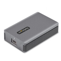 StarTech.com Thunderbolt 3 Netzwerkadapter, 10GbE, Thunderbolt 3 auf Multi-Gigabit LAN/Ethernet Adapter, 10GBASE-T/5-2.5GBASE-T NIC, Thunderbolt 3/4 LAN Adapter, 70 cm TB3 Kabel, Win/Mac, Kabelgebunden, Thunderbolt 3, Ethernet, 40000 Mbit/s, Grau