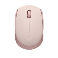 Logitech M171, Beidhändig, Optisch, RF Wireless, Pink