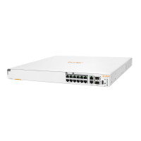 HPE Aruba Instant On 1960 8p 1G Class 4 4p SR1G/2.5G Class 6 PoE 2p 10GBASE-T 2p SFP+ 480W, Managed, Gigabit Ethernet (10/100/1000), Power over Ethernet (PoE), Rack-Einbau, 1U, Wandmontage
