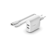 Belkin WCE001VF1MWH, Drinnen, AC, 4,8 A, 1 m, Weiß