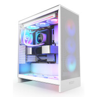 NZXT Kraken Elite 360 RGB, All-in-One-Flüssigkeitskühler, 12 cm, 75,12 cfm, Weiß