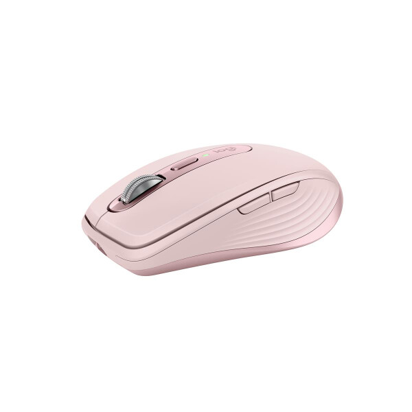 Logitech MX Anywhere 3S, rechts, Laser, RF Wireless + Bluetooth, 8000 DPI, Pink