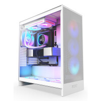 NZXT Kraken Elite 240 RGB, All-in-One-Flüssigkeitskühler, 12 cm, 75,12 cfm, Weiß