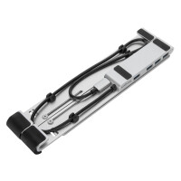 Targus AWU100205GL, Laptop-Ständer, Silber, Aluminium, 25,4 cm (10"), 39,6 cm (15.6"), USB 3.2 Gen 1 (3.1 Gen 1) Type-C