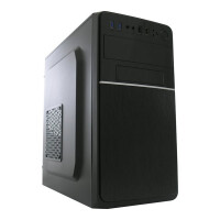 LC-Power 2015MB, Micro Tower, PC, Schwarz, micro ATX, Mini-ITX, Metall, 13,5 cm