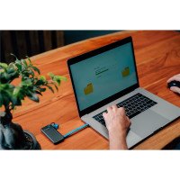 Verbatim Pocket SSD, 1 TB, USB Typ-C, 3.2 Gen 2 (3.1 Gen 2), 1000 MB/s, 10 Gbit/s, Schwarz, Blau