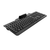 Cherry SECURE BOARD 1.0, Kabelgebunden, USB, QWERTY, Schwarz