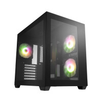 FSP CMT380, Midi Tower, PC, Schwarz, ATX, micro ATX,...