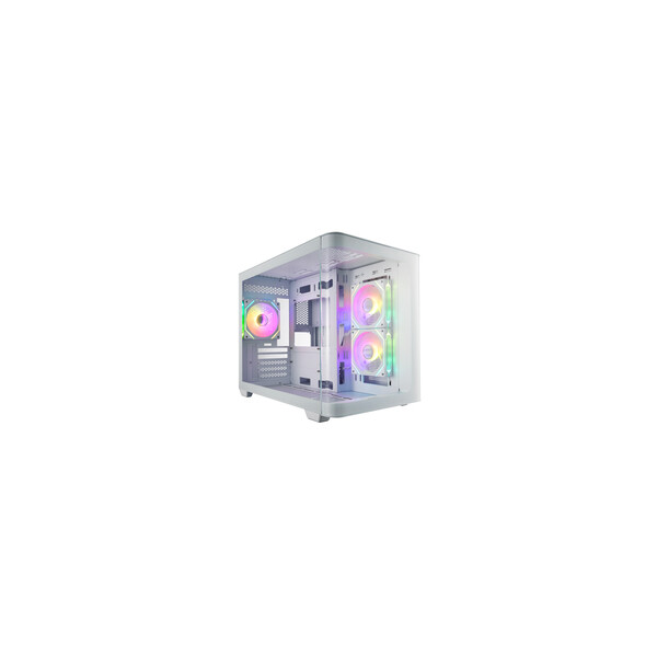 FSP Geh Mini S380 WA Micro-ATX/M-ITX/ARGB o.N. White retail - Tower - ATX